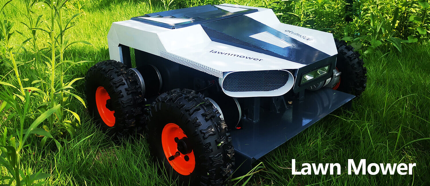 Remote Control Lawn Mower For Sale RC Forestry Mulcher For Slope and Hill